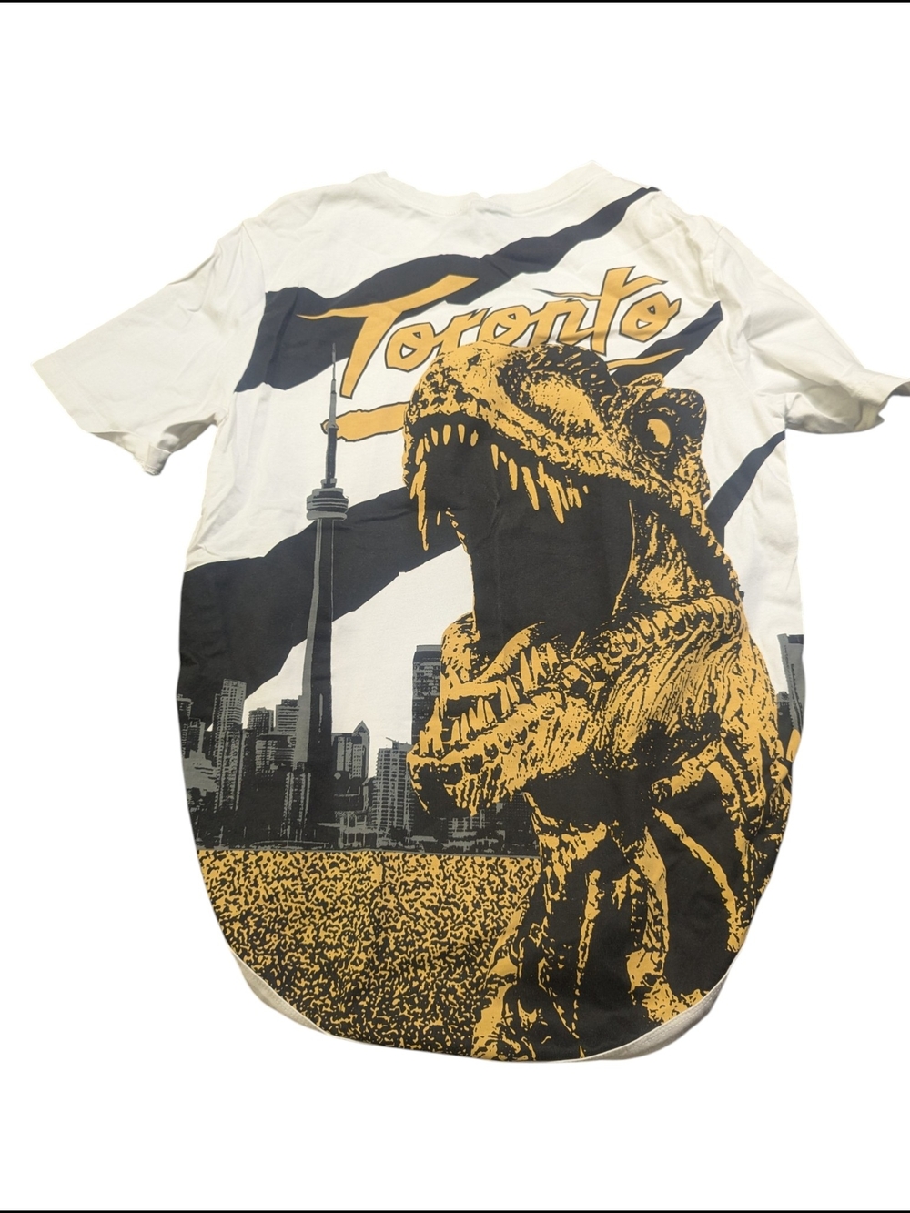 Toronto T-Rex Graphic Tee in White